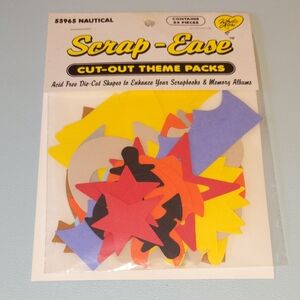 Die-Cut "Nautical" Shapes Scrap-Ease Theme Pack Scrapbook Junk Journals Albums